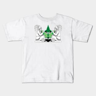 Green smoke of peace Kids T-Shirt